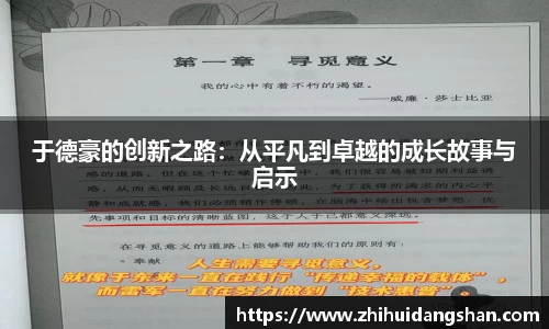 于德豪的创新之路：从平凡到卓越的成长故事与启示